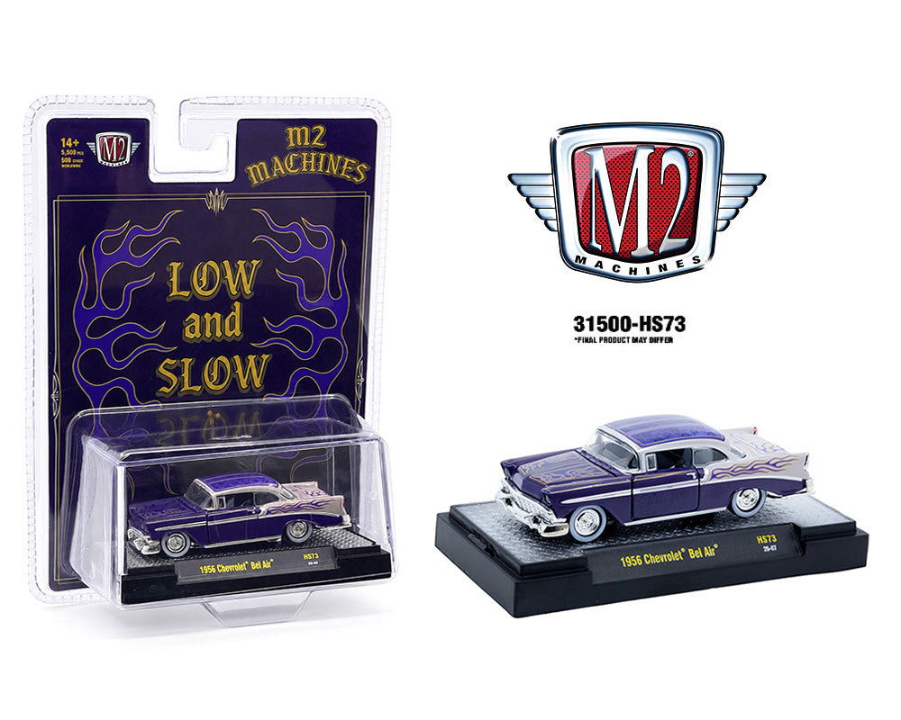 M2 Machines 1956 Chevrolet Bel Air Custom Low & Slow HS73 26-07