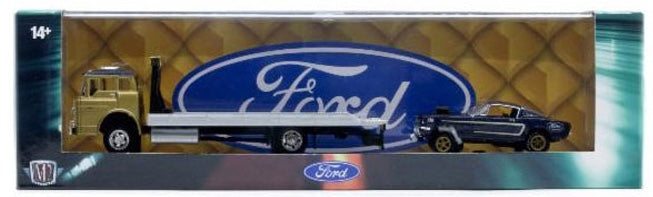 M2 Machines Hauler 1990 Ford C-8000 & 1966 Ford Mustang Gasser R87 25-13