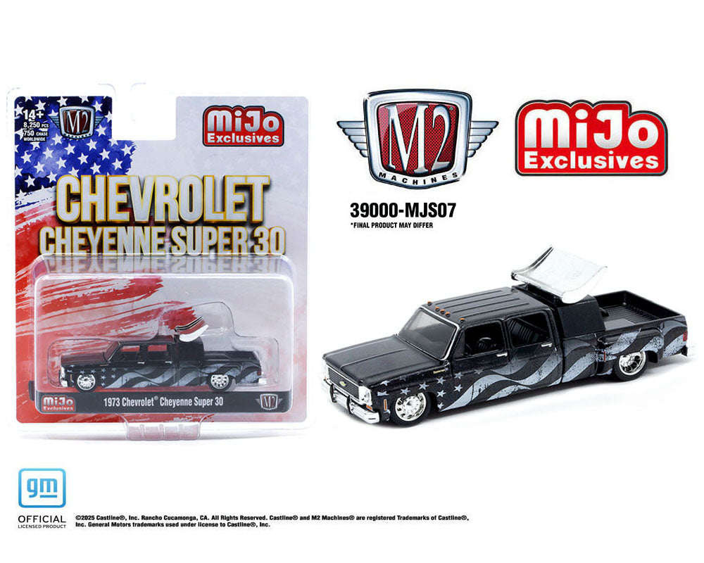 M2 Machines 1973 Chevrolet Cheyenne Super 30 Stars & Stripes MJS07