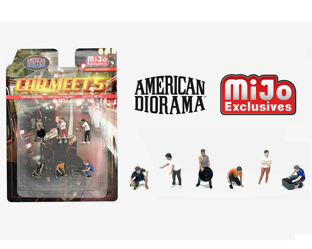 American Diorama 1:64 Figures Car Meet 5