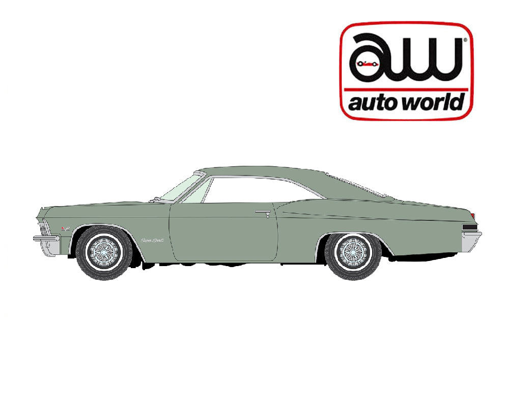 Auto World 1:64 2025 Premium Release 2 B 1965 Chevrolet Impala SS Willow Green Preorder