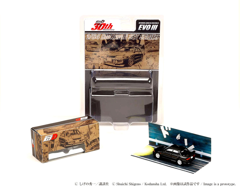 Hobby Japan JDM64 Initial D 30th Anniversary Mitsubishi Lancer RS Evolution III / INITIAL D Kyoichi Sudo VS Ryosuke Takahashi Preorder