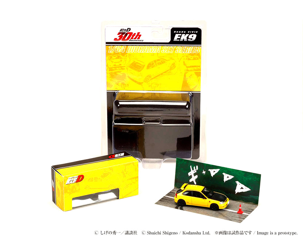 Hobby Japan JDM64 Initial D 30th Anniversary Honda CIVIC (EK9) Todojuku / INITIAL D Tomoyuki Tachi VS Takumi Fujiwara Preorder