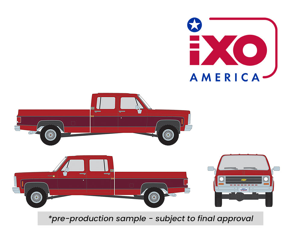IXO Models 1979 Chevrolet Scottsdale K20 Carmine Red