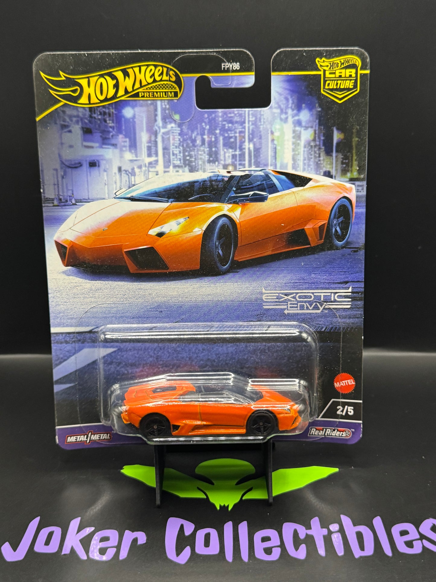 Hot Wheels Premium Car Culture Exotic Envy Lamborghini Reventon Roadster 2/5