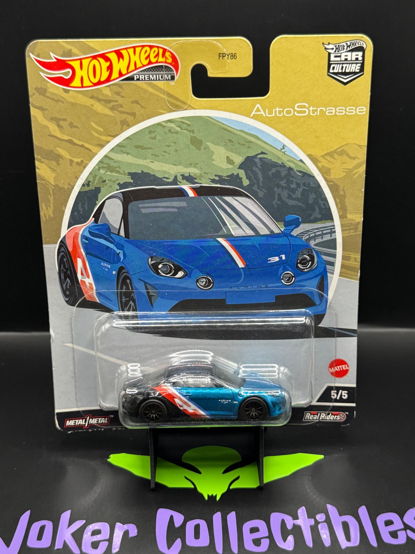 Hot Wheels Premium Car Culture AutoStrasse Alpine A110 # 5/5