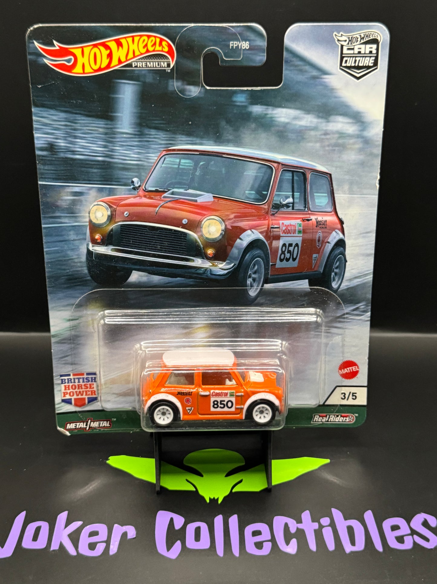 Hot Wheels Premium Car Culture British Horse Power Morris Mini # 3/5