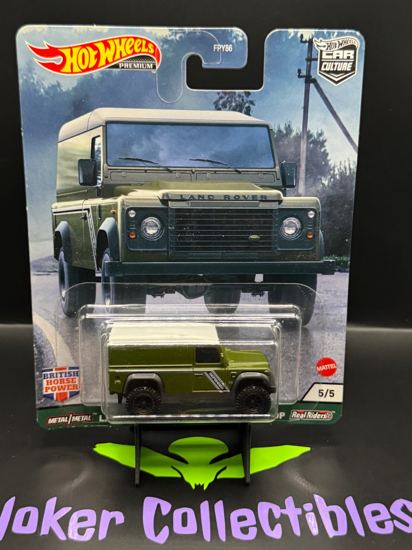 Hot Wheels Premium Car Culture British Horse Power Land Rover Defender 110 Hard Top # 5/5