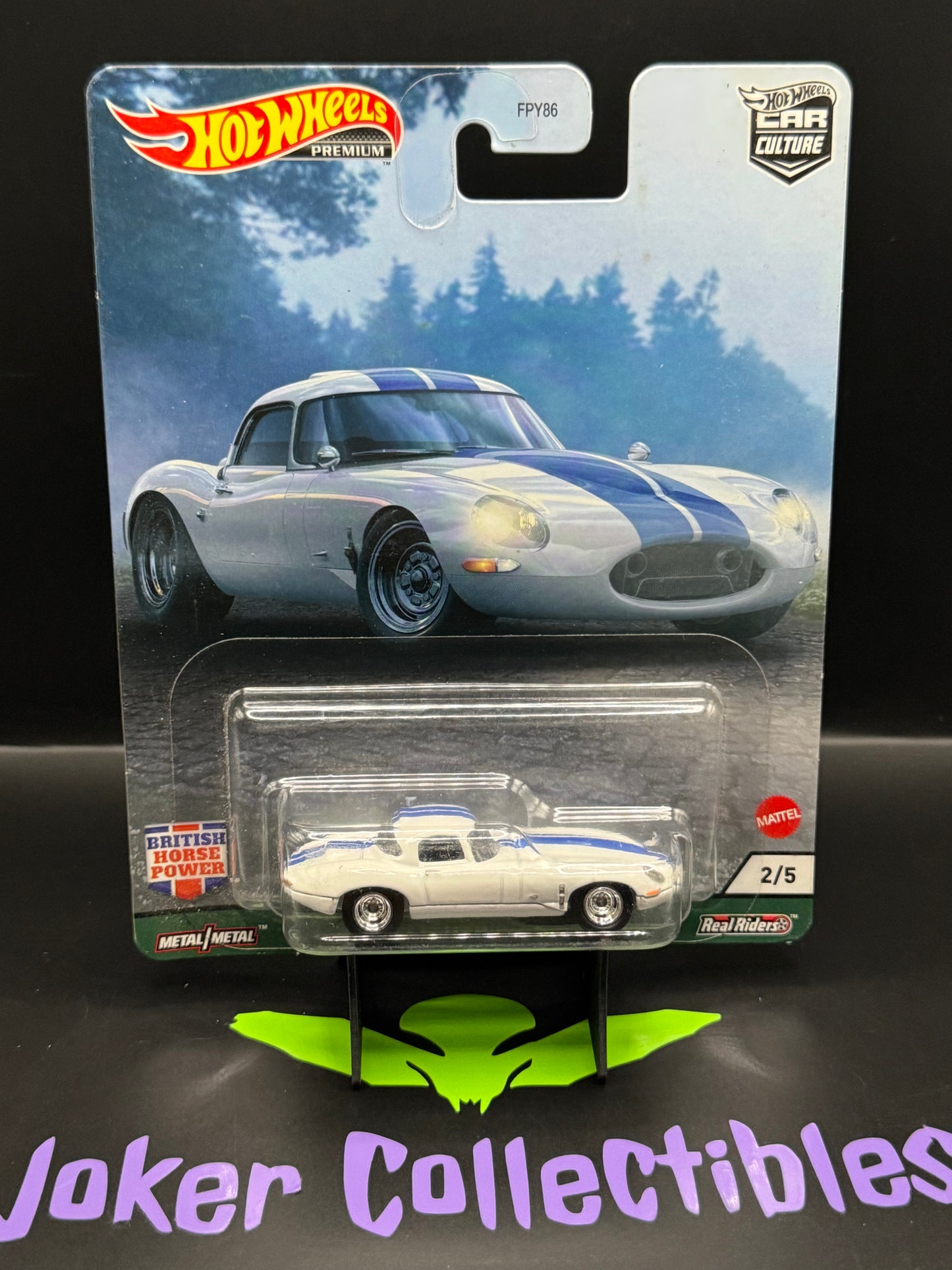 Hot Wheels Premium Car Culture British Horse Power Jaguar Lightweight E-Type # 2/5