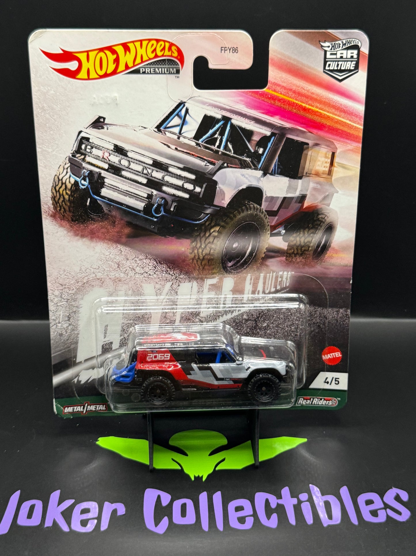 Hot Wheels Premium Car Culture Hyper Haulers Ford Bronco R # 4/5