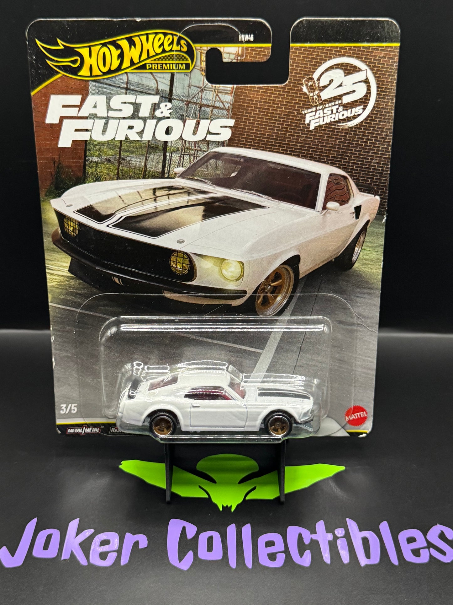 Hot Wheels Premium Fast & Furious 25th Anniversary Fast & Furious 6 Ford Mustang BOSS 302 # 3/5