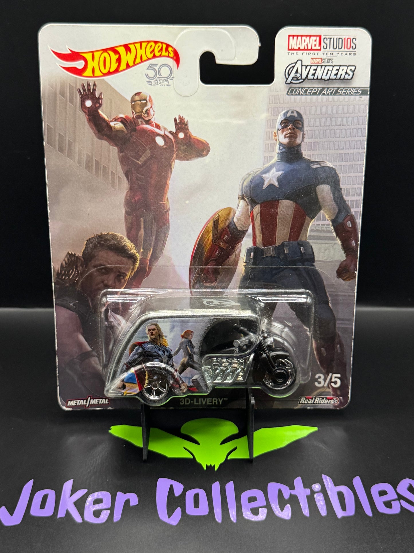 Hot Wheels Premium Pop Culture Marvel Studios Avengers 3D-Livery # 3/5