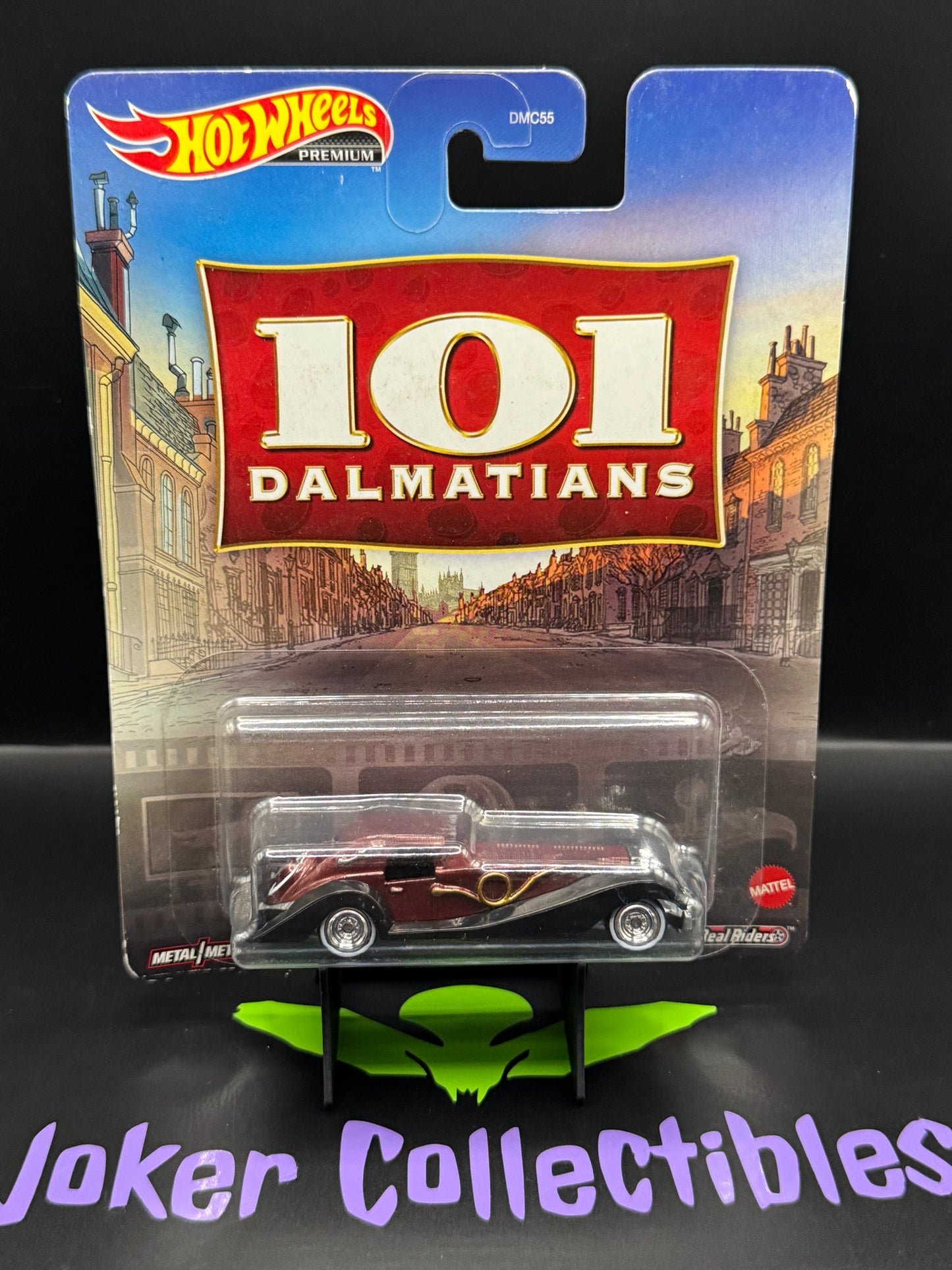 Hot Wheels Premium Replica Entertainment 101 Dalmatians Cruella de Vil