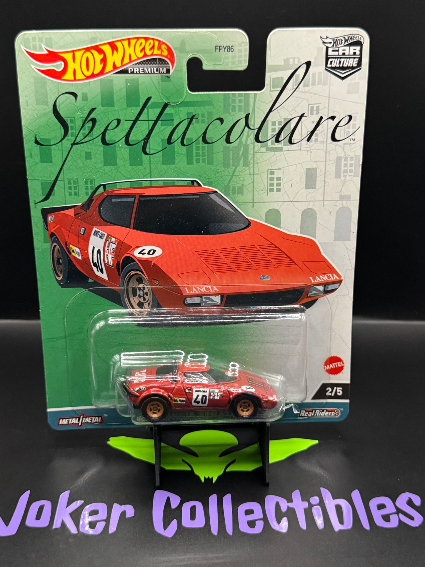 Cracked Blister Hot Wheels Premium Car Culture Spettacolare Lancia Stratos # 2/5