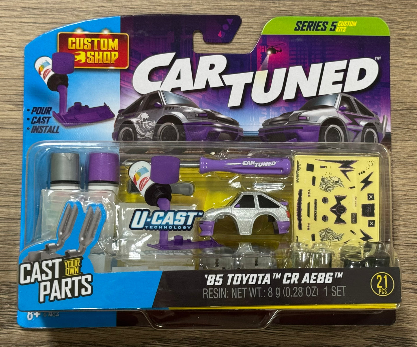 CarTuned Series 5 Custom Kits Model Kit '85 Toyota CR AE86 Car Tuned