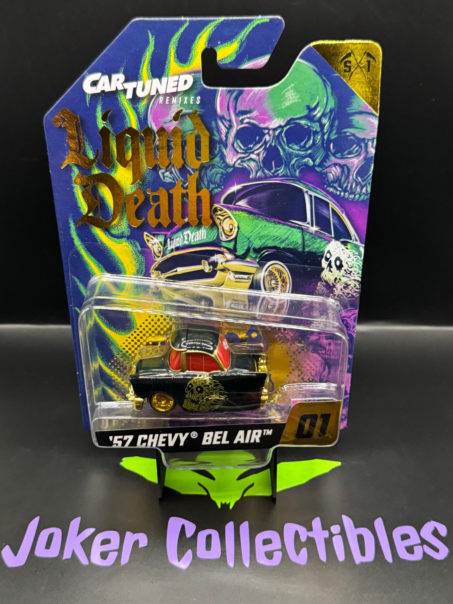 CarTuned Series 1 Liquid Death '57 Chevy Bel Air # 01 Car Tuned