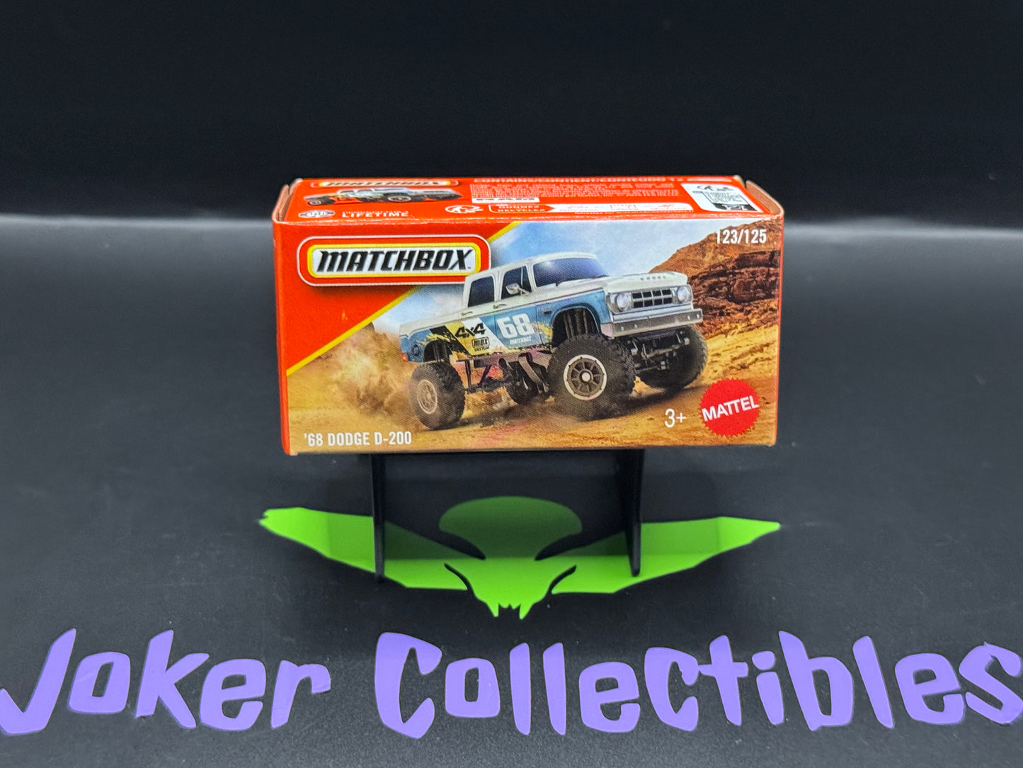 Matchbox Power Grabs 2026 White & Blue '68 Dodge D-200 # 123/125