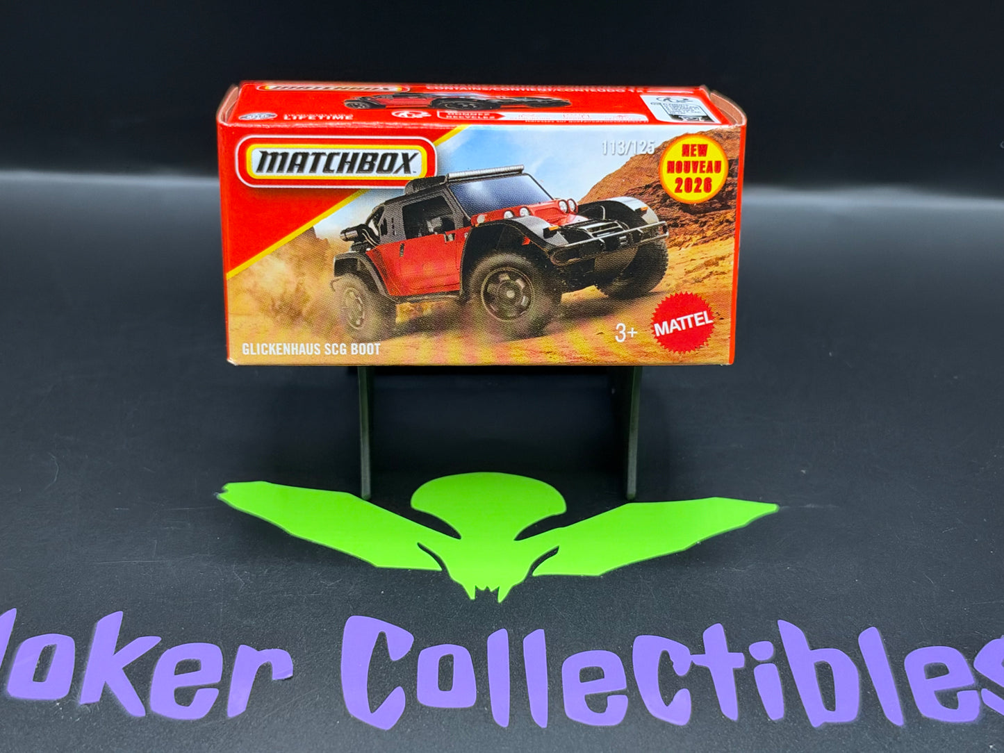 Matchbox Power Grabs 2026 Red Glickenhaus SCG Boot # 113/125