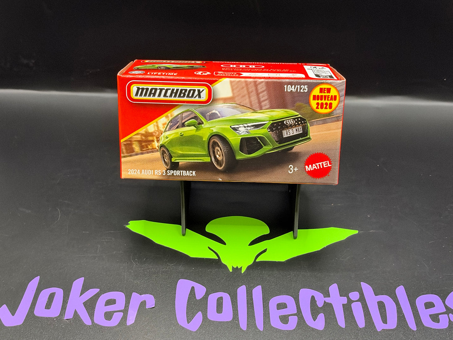 Matchbox Power Grabs 2026 Green 2024 Audi RS 3 Sportback # 104/125
