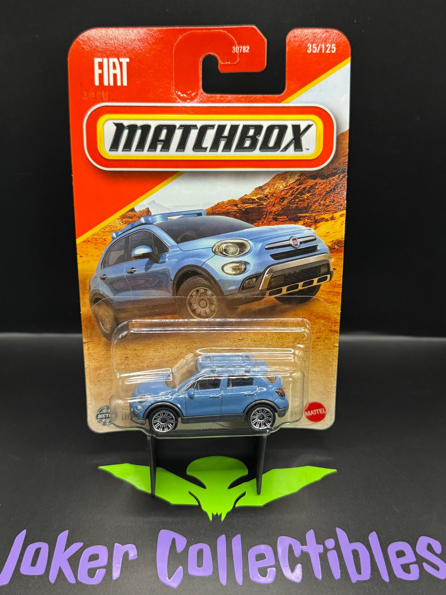 Matchbox 2025 Blue 2016 Fiat 500X # 35/125