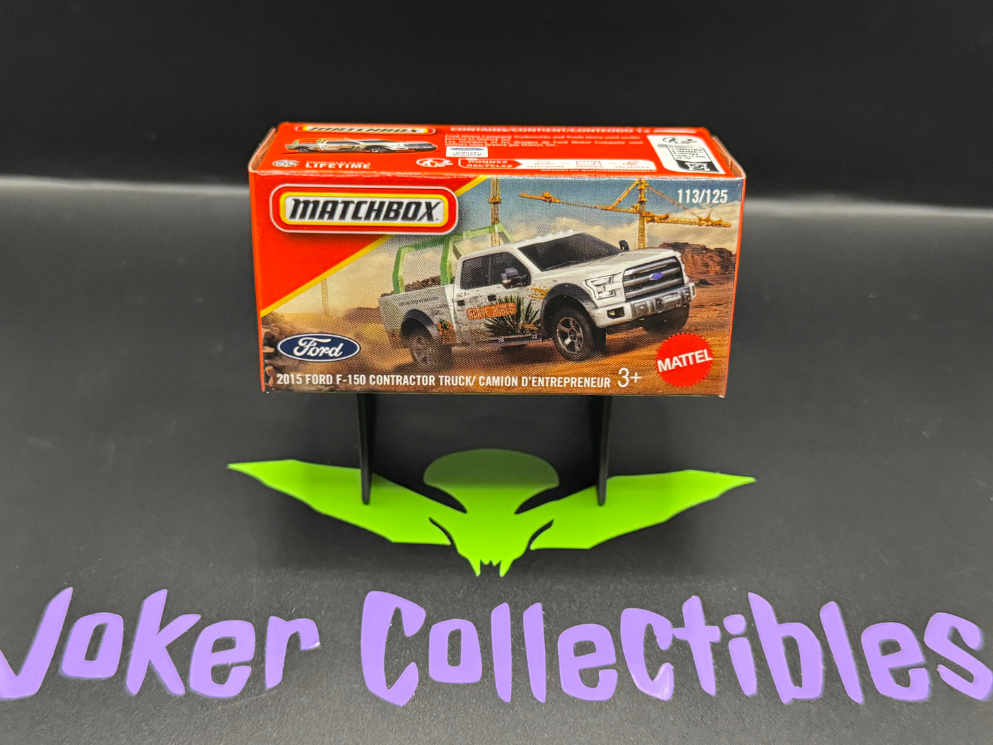 Matchbox Power Grabs 2025 2015 Ford F-150 Contractor Truck # 113/125
