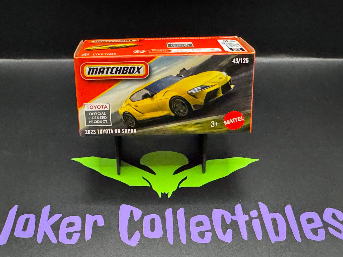 Matchbox Power Grabs 2025 Yellow 2023 Toyota GR Supra # 43/125