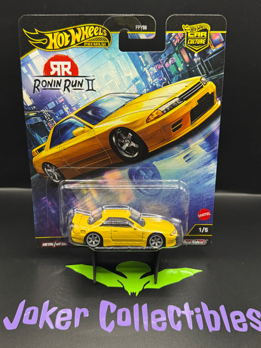Hot Wheels Premium Car Culture Ronin Run II Nissan Skyline GT-R R32 Pandem # 1/5