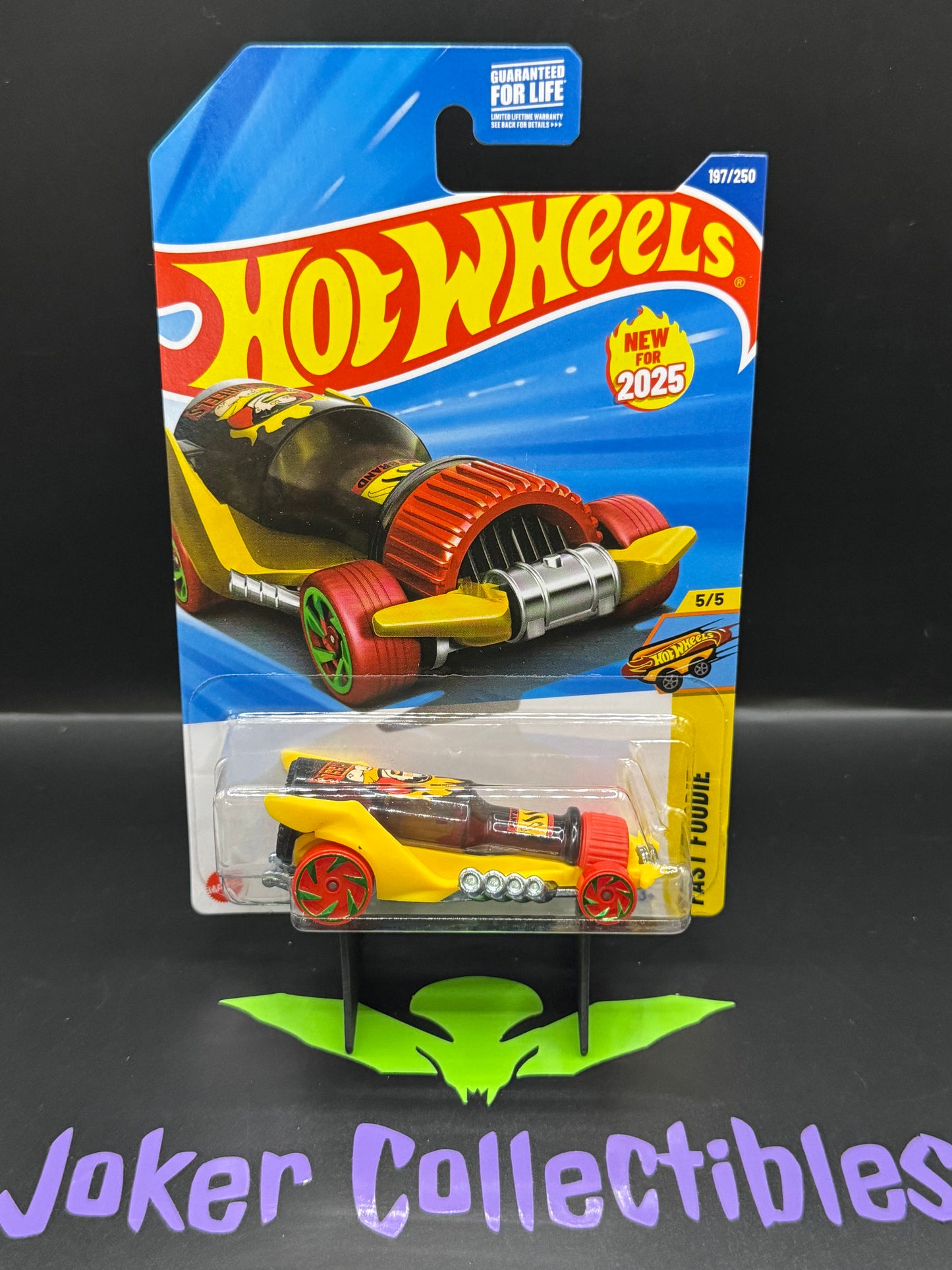 Hot Wheels 2026 Yellow Red Hot Wheengs 197/250 Fast Foodie 5/5 A Case