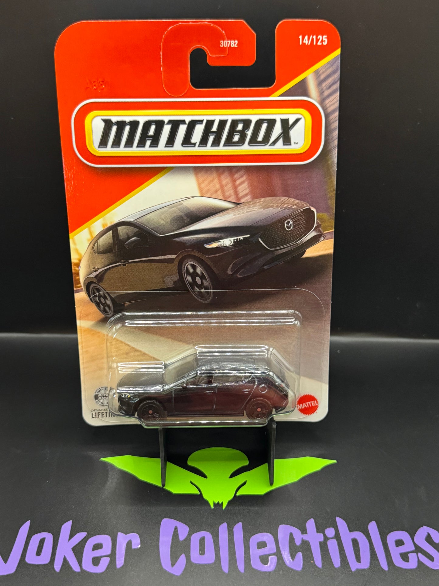 Matchbox 2026 Black / Blue 2019 Mazda 3 14/125