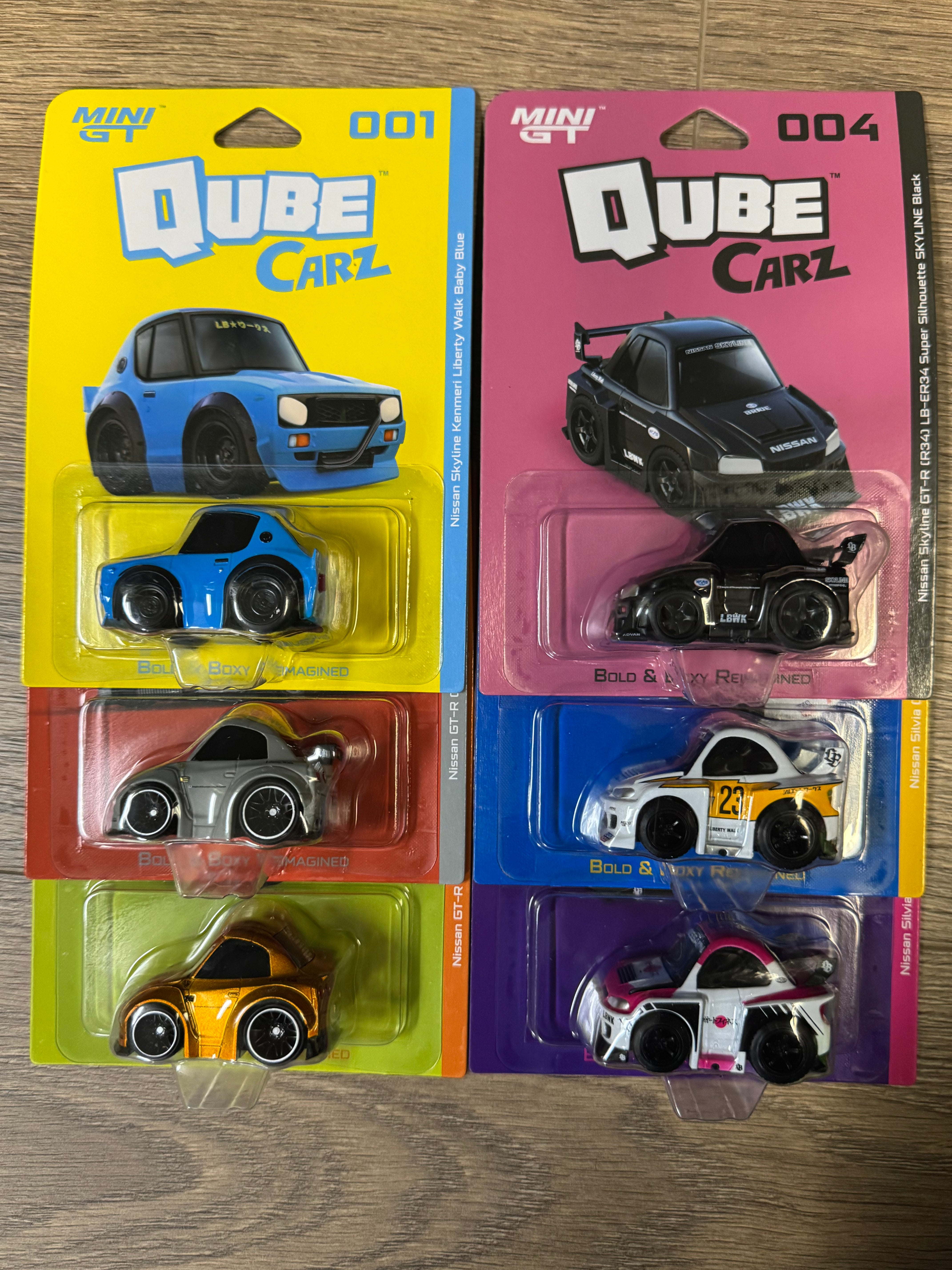 Mini GT Qube Carz QubeCarz Series 1 Liberty Walk Assortment