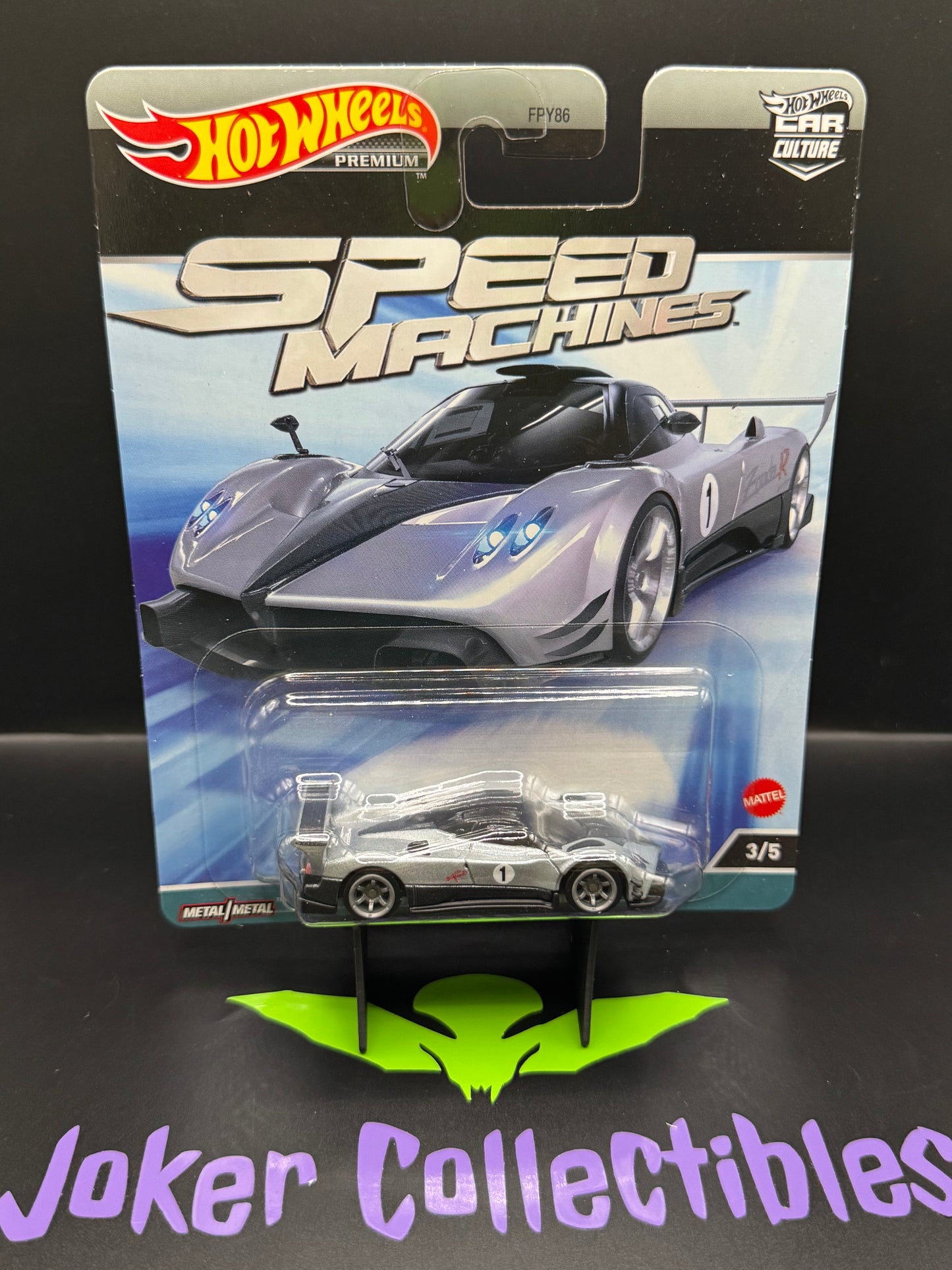 Hot Wheels Premium Car Culture Speed Machines Pagani Zonda R # 3/5