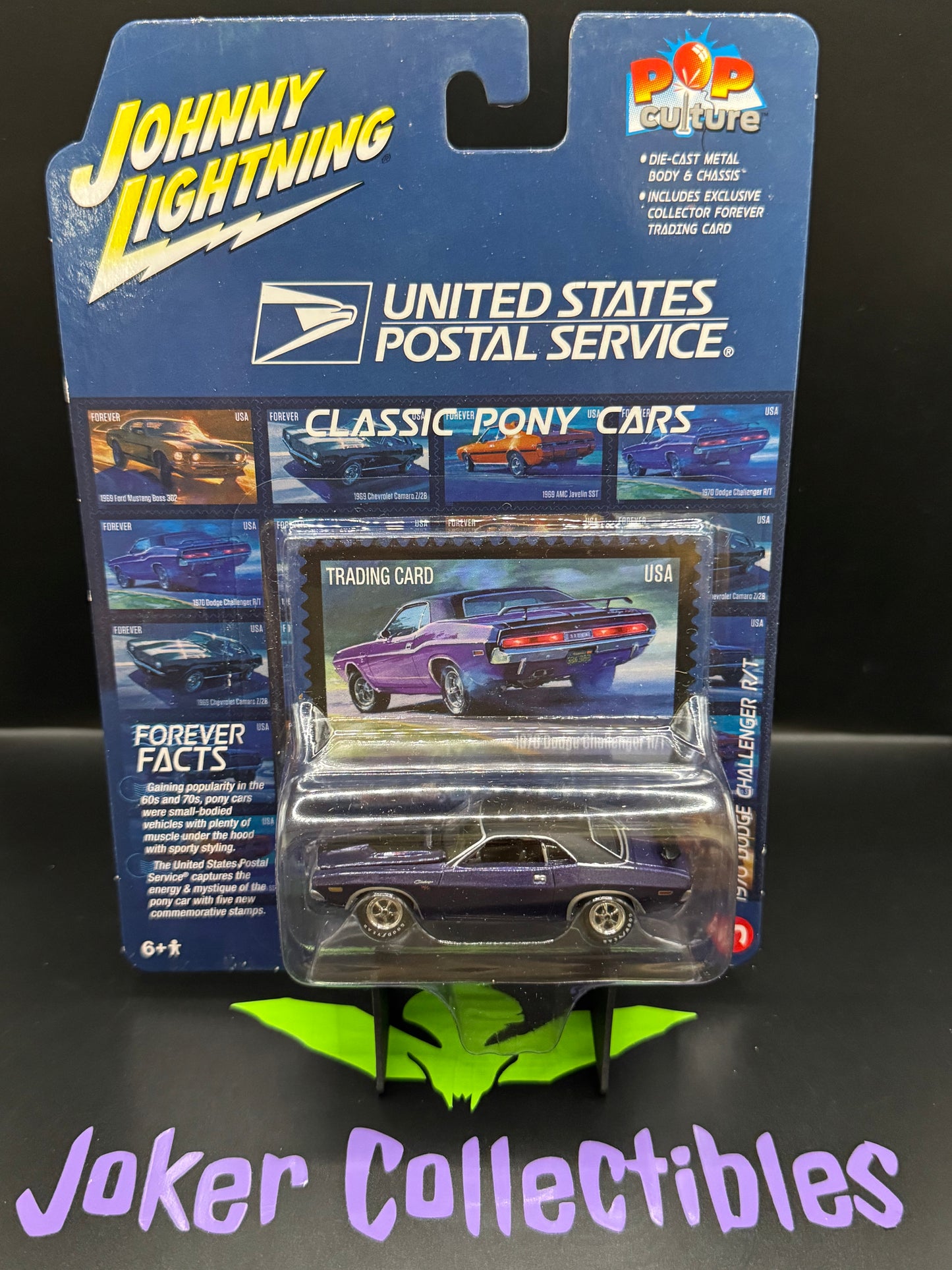 Johnny Lightning Pop Culture United States Postal Service Classic Pony Cars 1970 Dodge Challenger R/T # 5