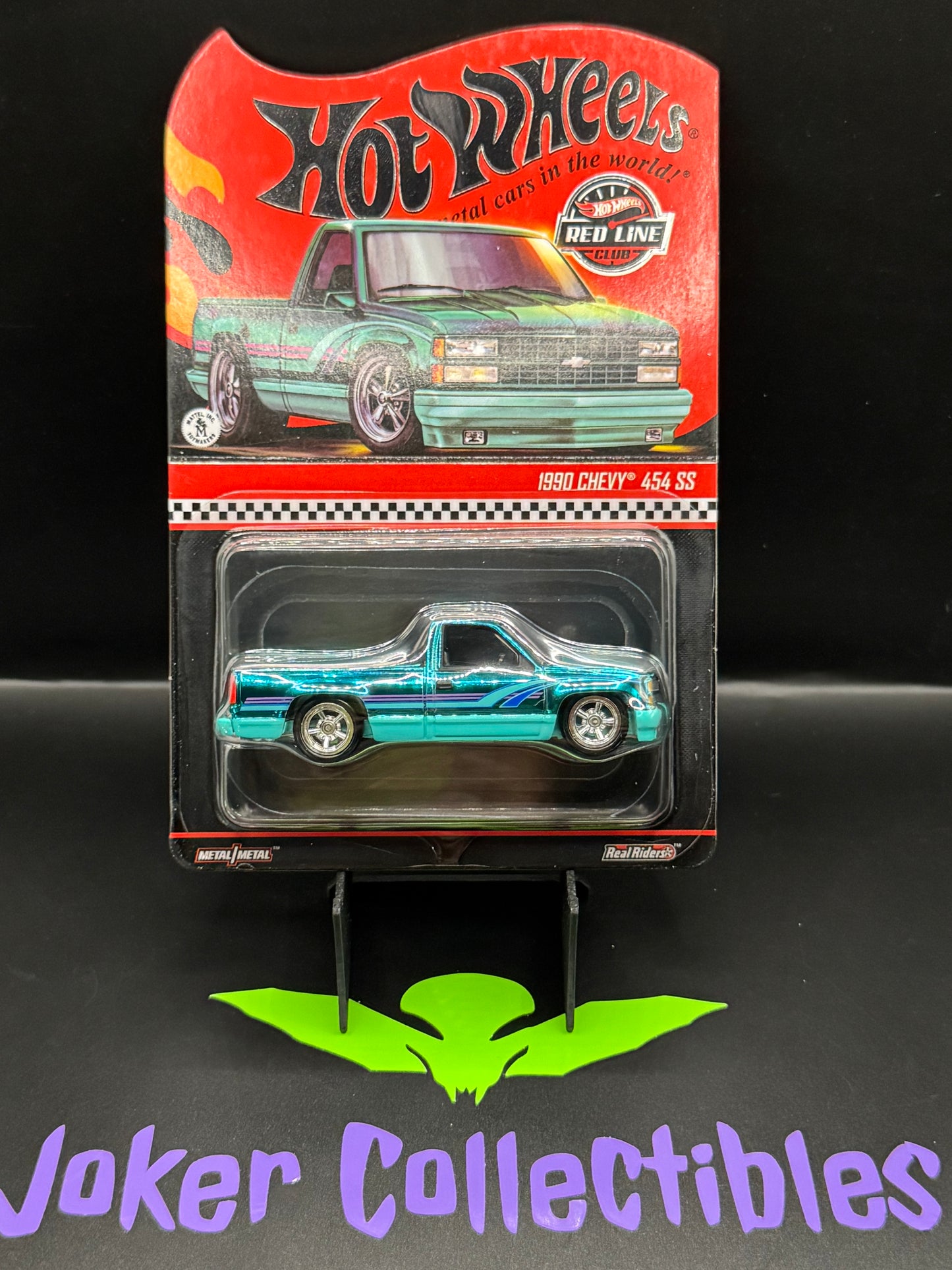 Hot Wheels 2025 RLC Red Line Club Exclusive Aqua Teal Blue 1990 Chevy 454 SS