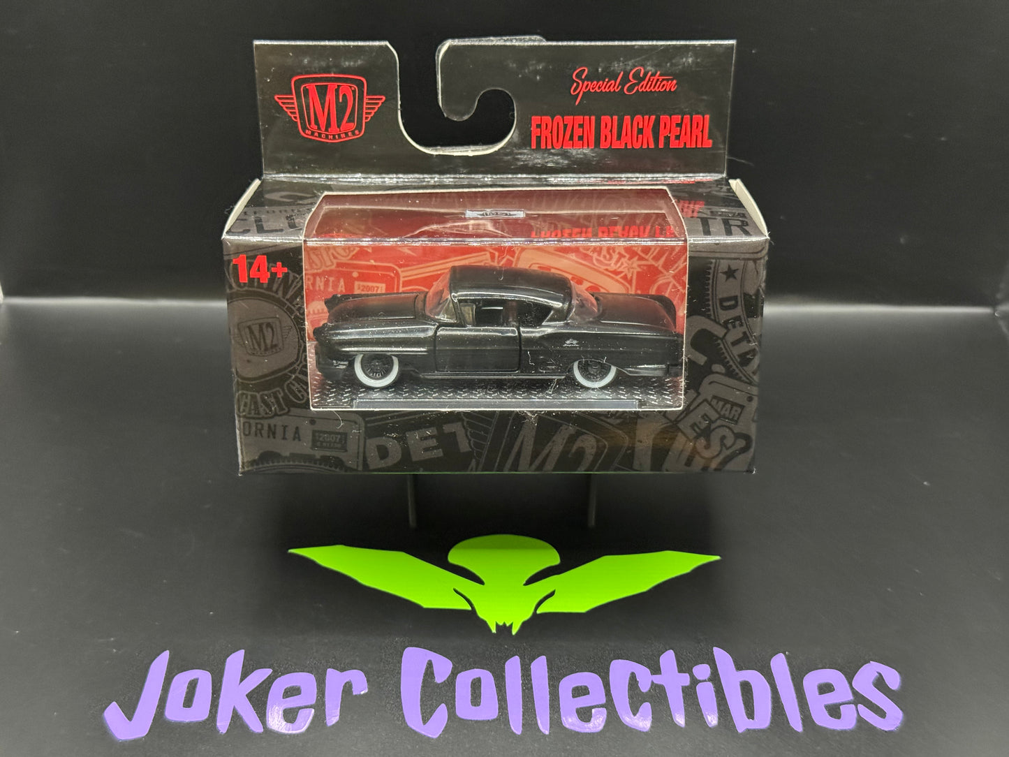 M2 Machines Frozen Black Pearl 1958 Chevrolet Impala WMTS20 24-82