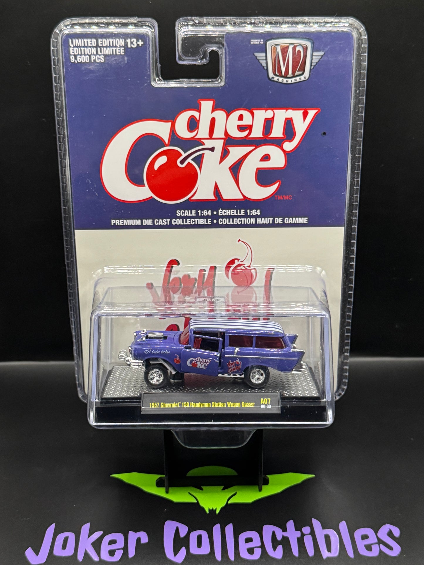 M2 Machines Cherry Coke 1957 Chevrolet 150 Handyman Station Wagon Gasser A07 20-32