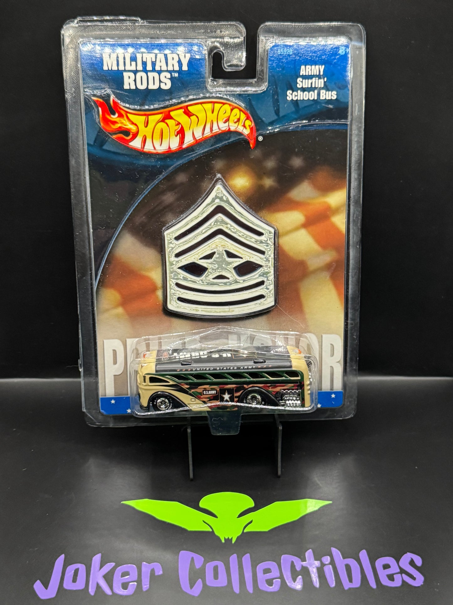 Hot Wheels Military Rods US Army Surfin' School Bus