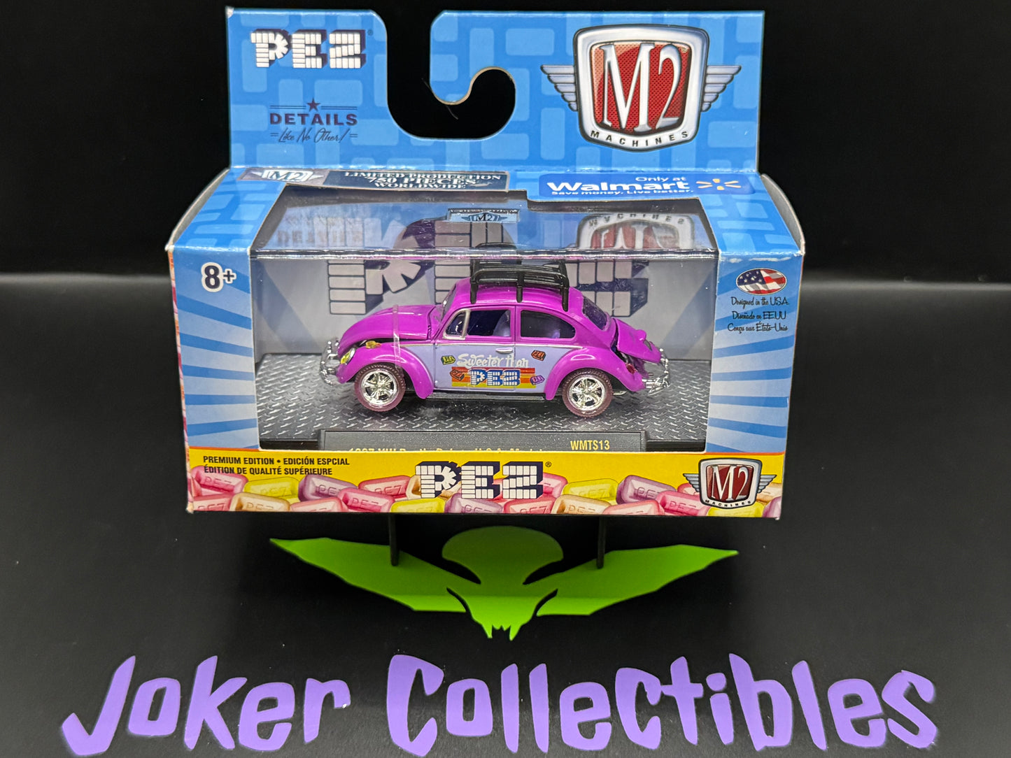 M2 Machines Chase PEZ 1967 VW Beetle Deluxe USA Model WMTS13 19-12