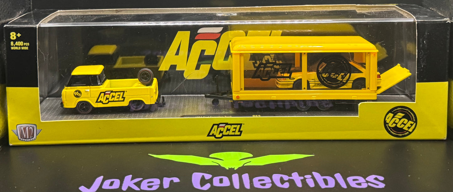 M2 Machines Auto-Haulers Accel 1964 Ford Econoline Truck & 1988 Ford Mustang GT R52 21-29