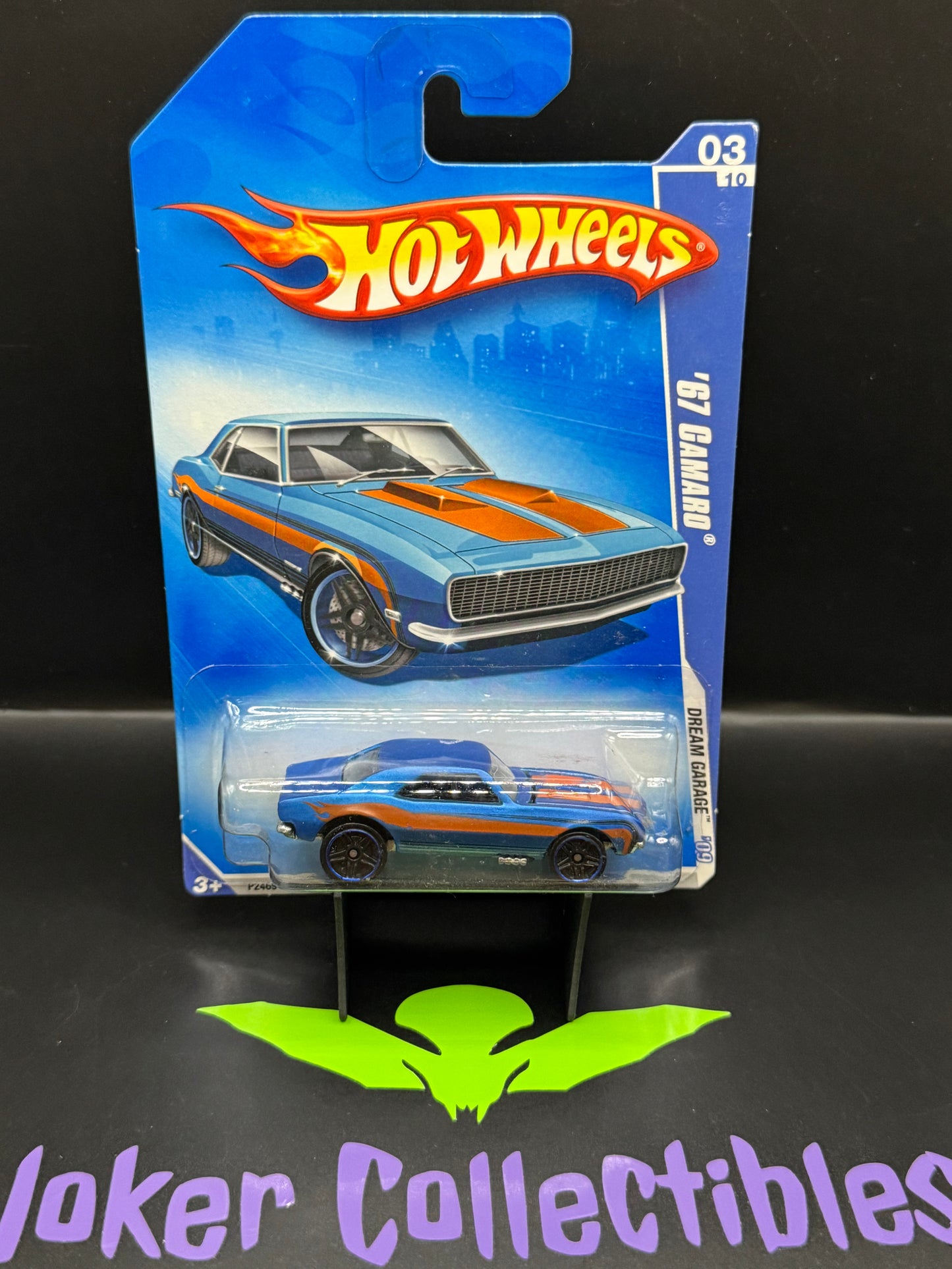 Hot Wheels 2009 Satin Blue '67 Camaro 149/190 Dream Garage 03/10