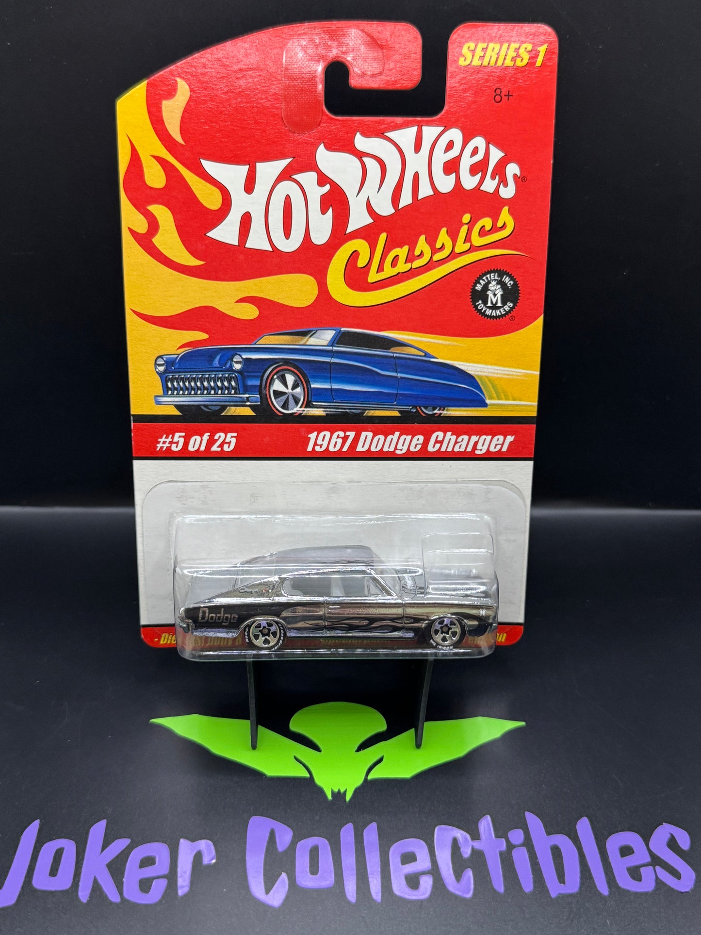 Hot Wheels Classics Series 1 Chrome 1967 Dodge Charger # 5 of 25