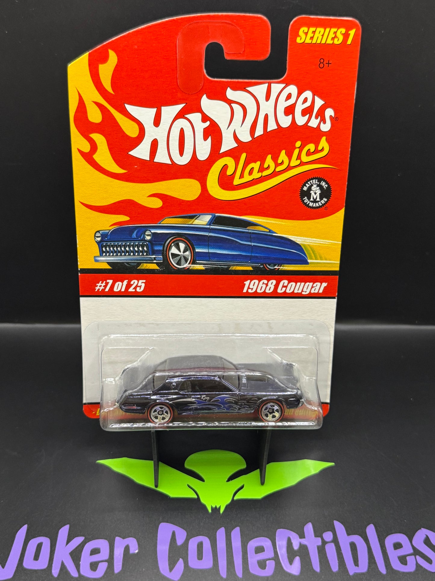 Hot Wheels Classics Series 1 Black 1968 Cougar # 7 of 25