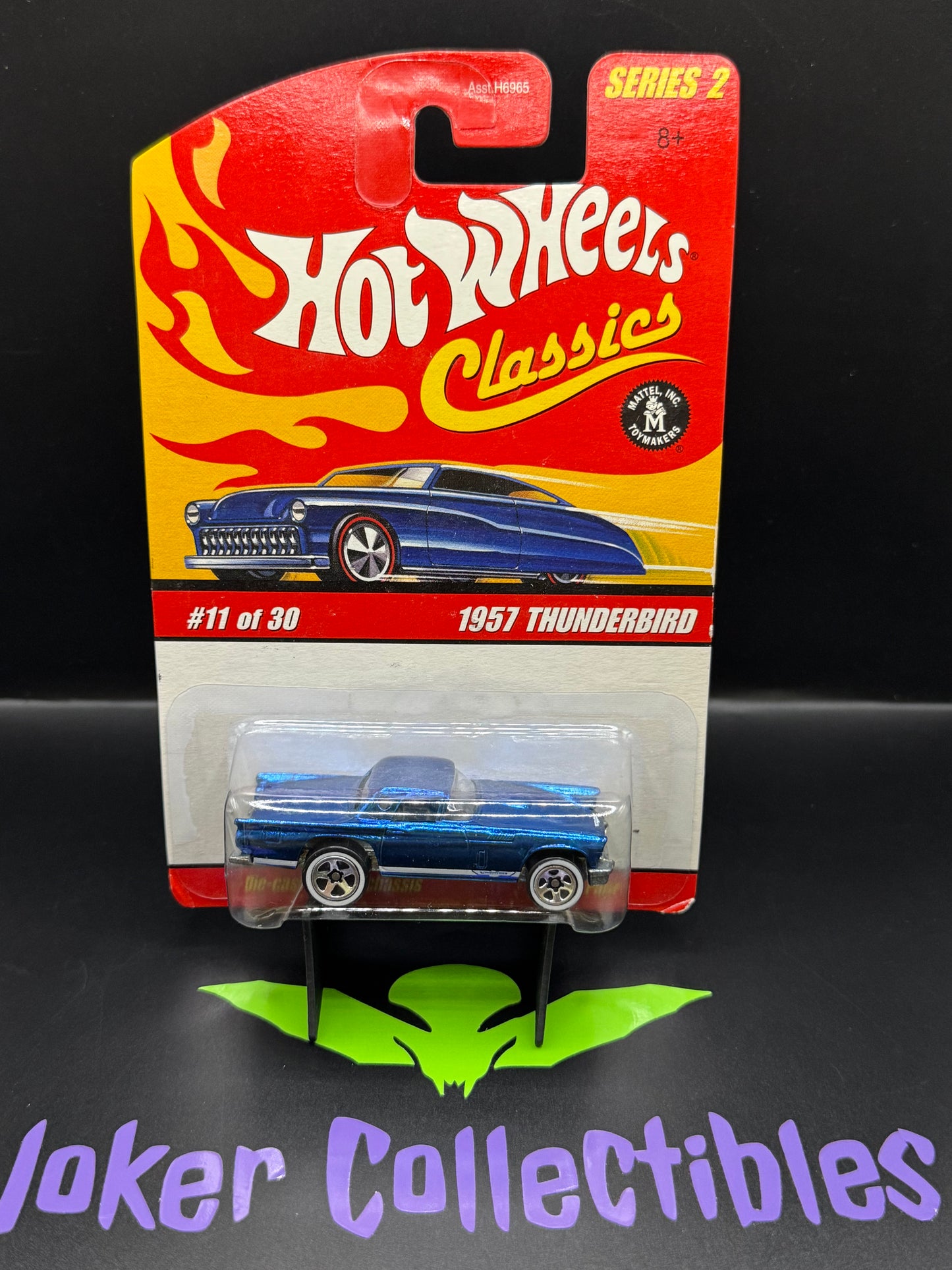 Hot Wheels Classics Series 2 Dark Blue 1957 Thunderbird # 11 of 30