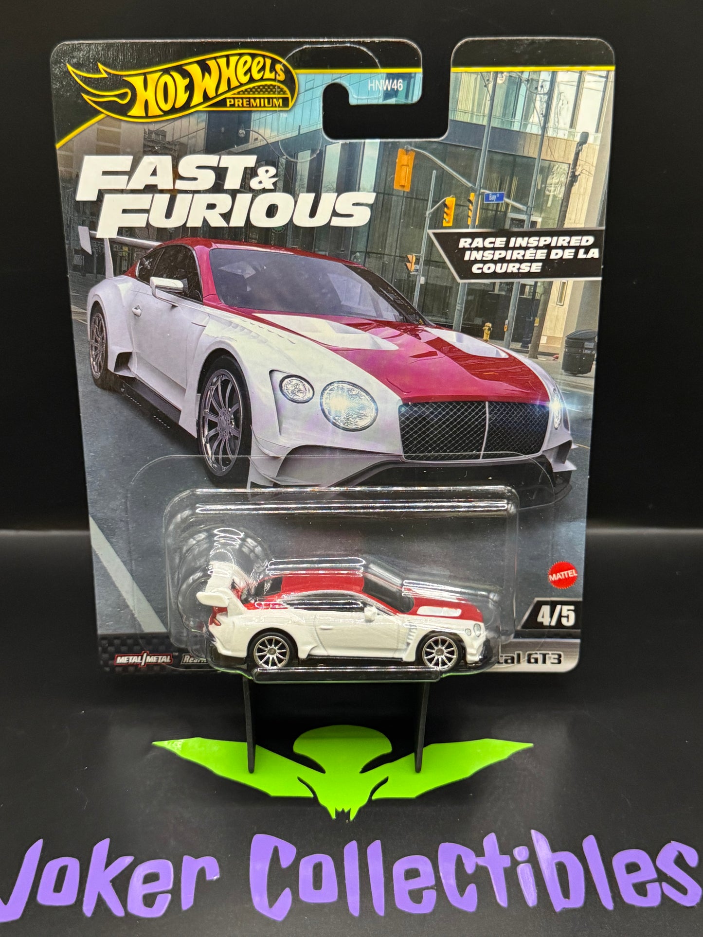 Hot Wheels Premium Fast & Furious 2018 Bentley Continental GT3 # 4/5 The Fate of the Furious