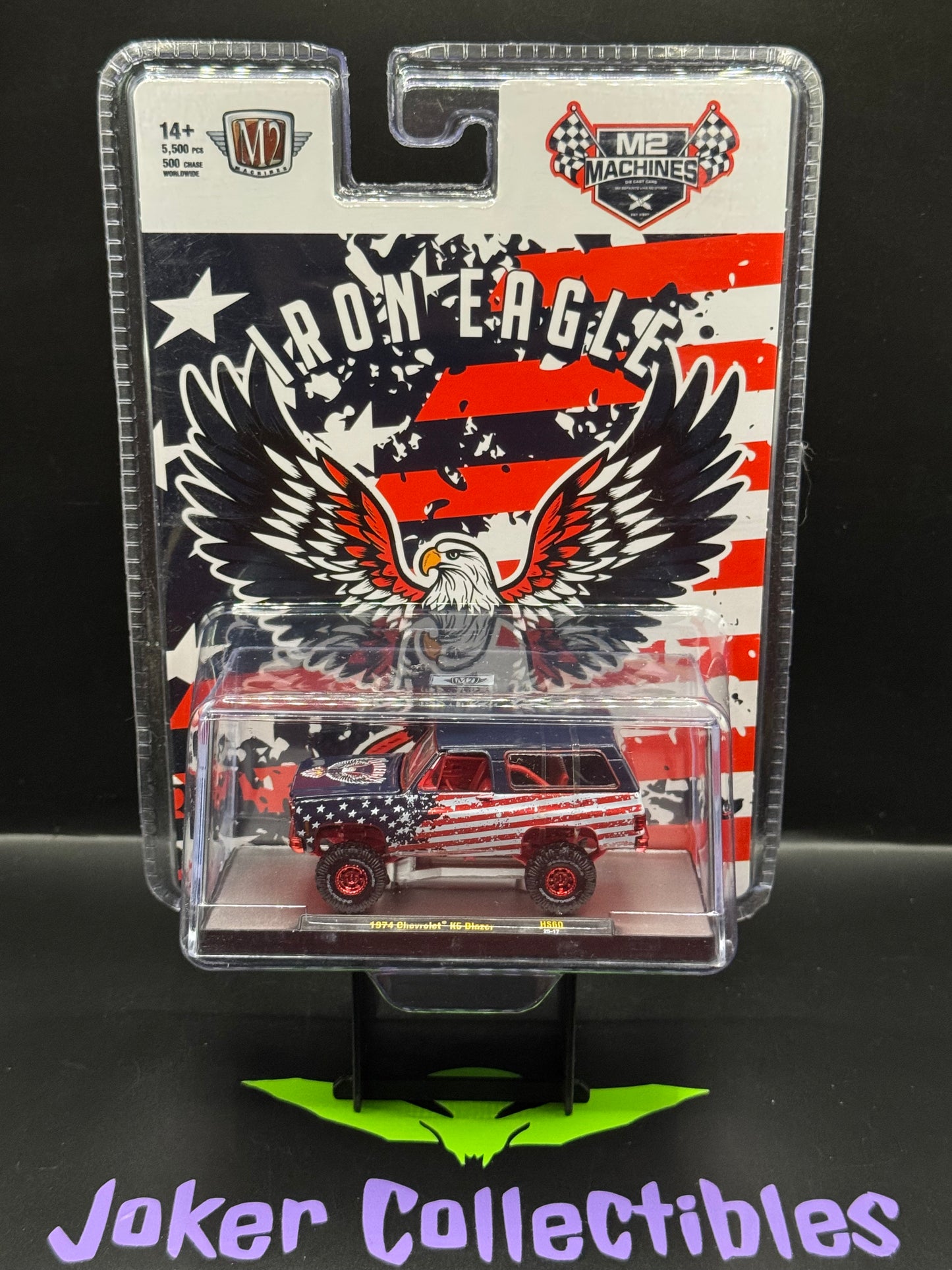 M2 Machines Chase Iron Eagle 1974 Chevrolet K5 Blazer HS60 25-17
