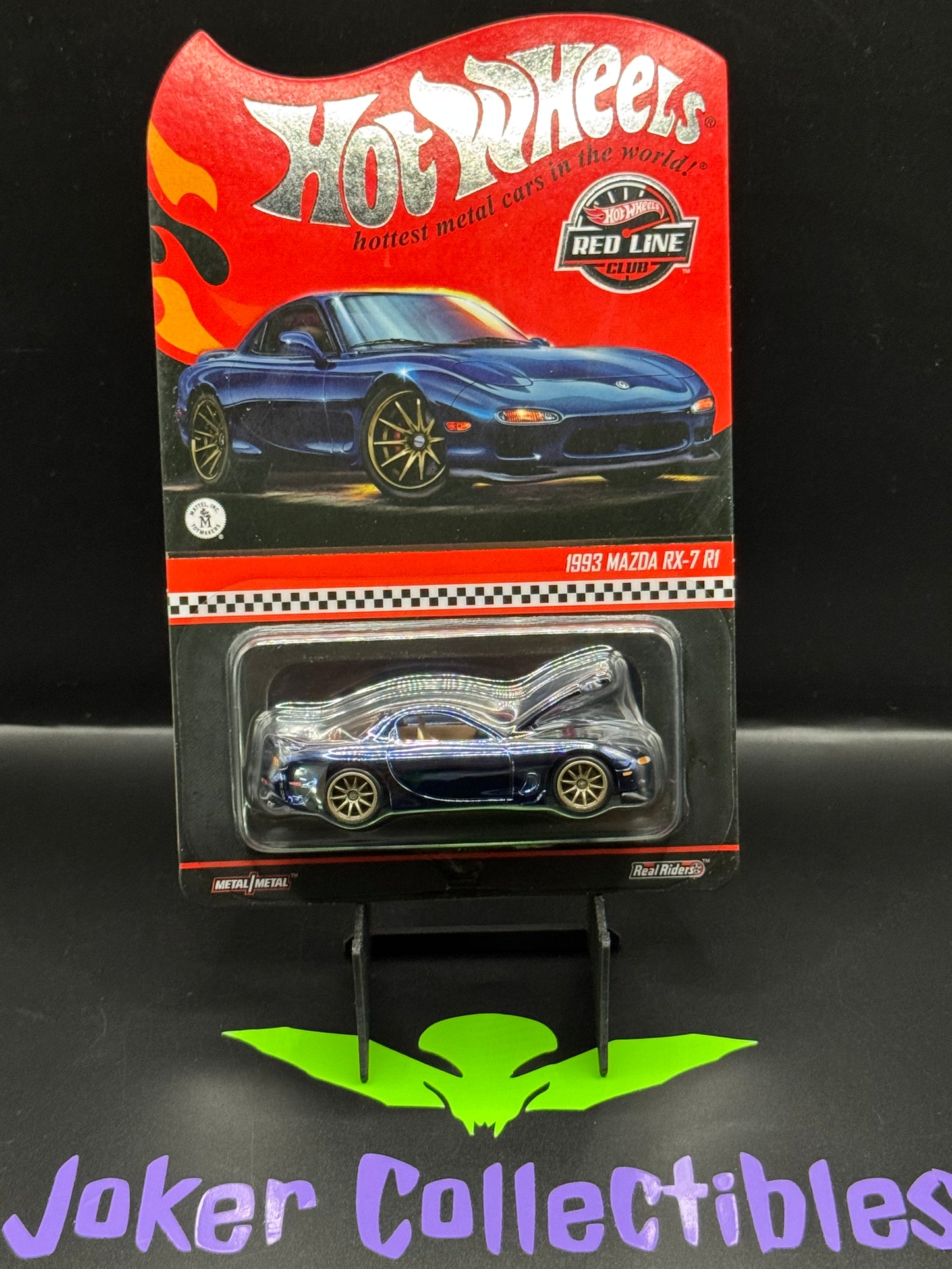 Hot Wheels 2025 RLC Red Line Club Blue 1993 Mazda RX-7 R1