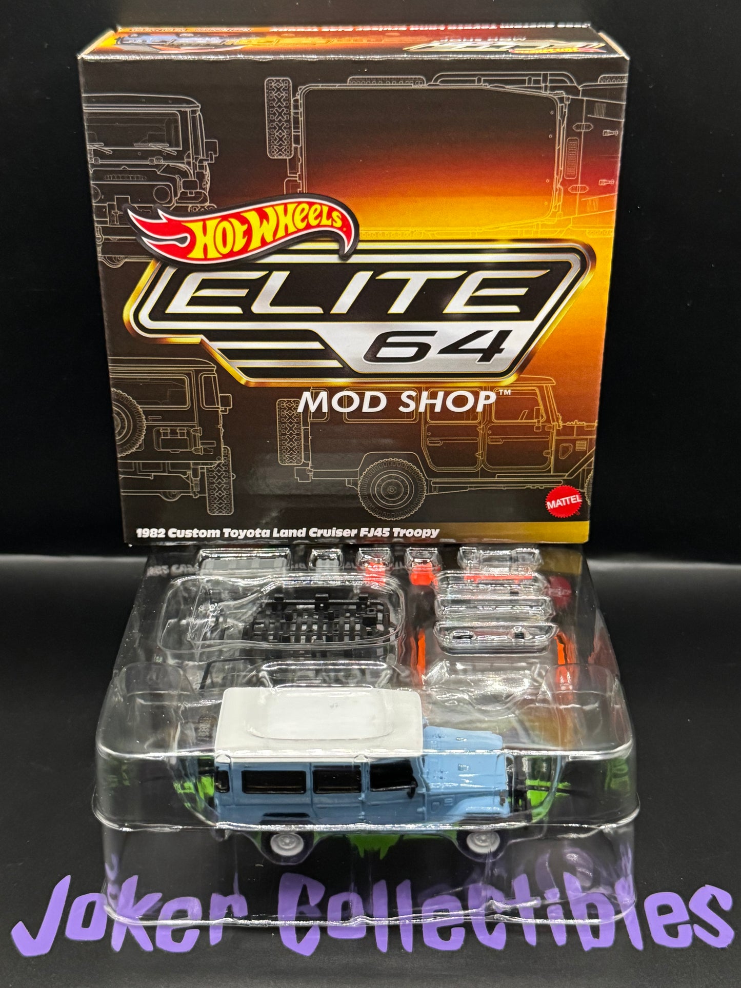 Hot Wheels Elite 64 Mod Shop 1982 Custom Toyota Land Cruiser FJ45 Troopy