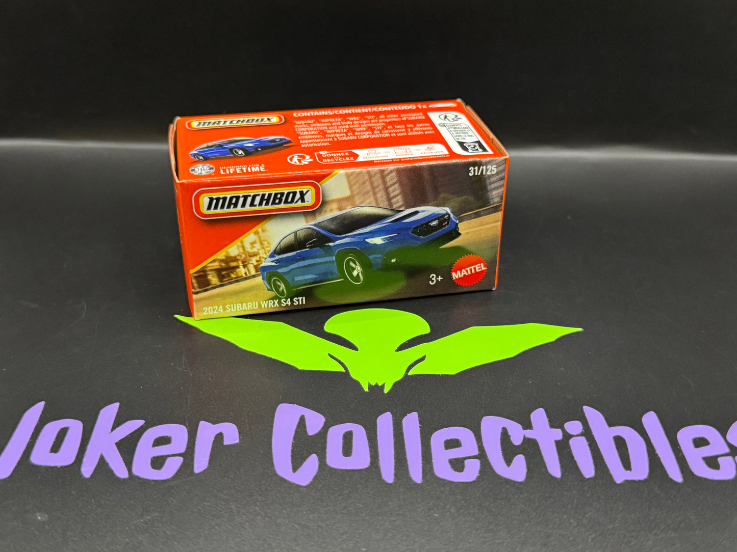 Matchbox Power Grabs 2026 Blue 2024 Subaru WRX S4 STi 31/125