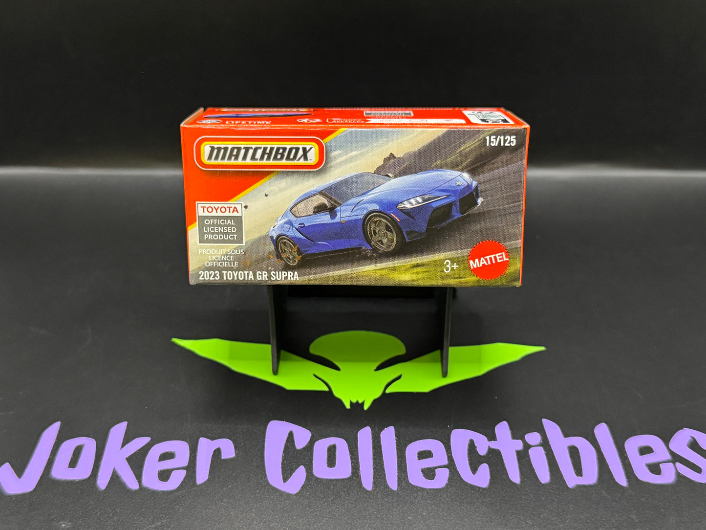 Matchbox Power Grabs 2026 Blue 2023 Toyota GR Supra 15/125