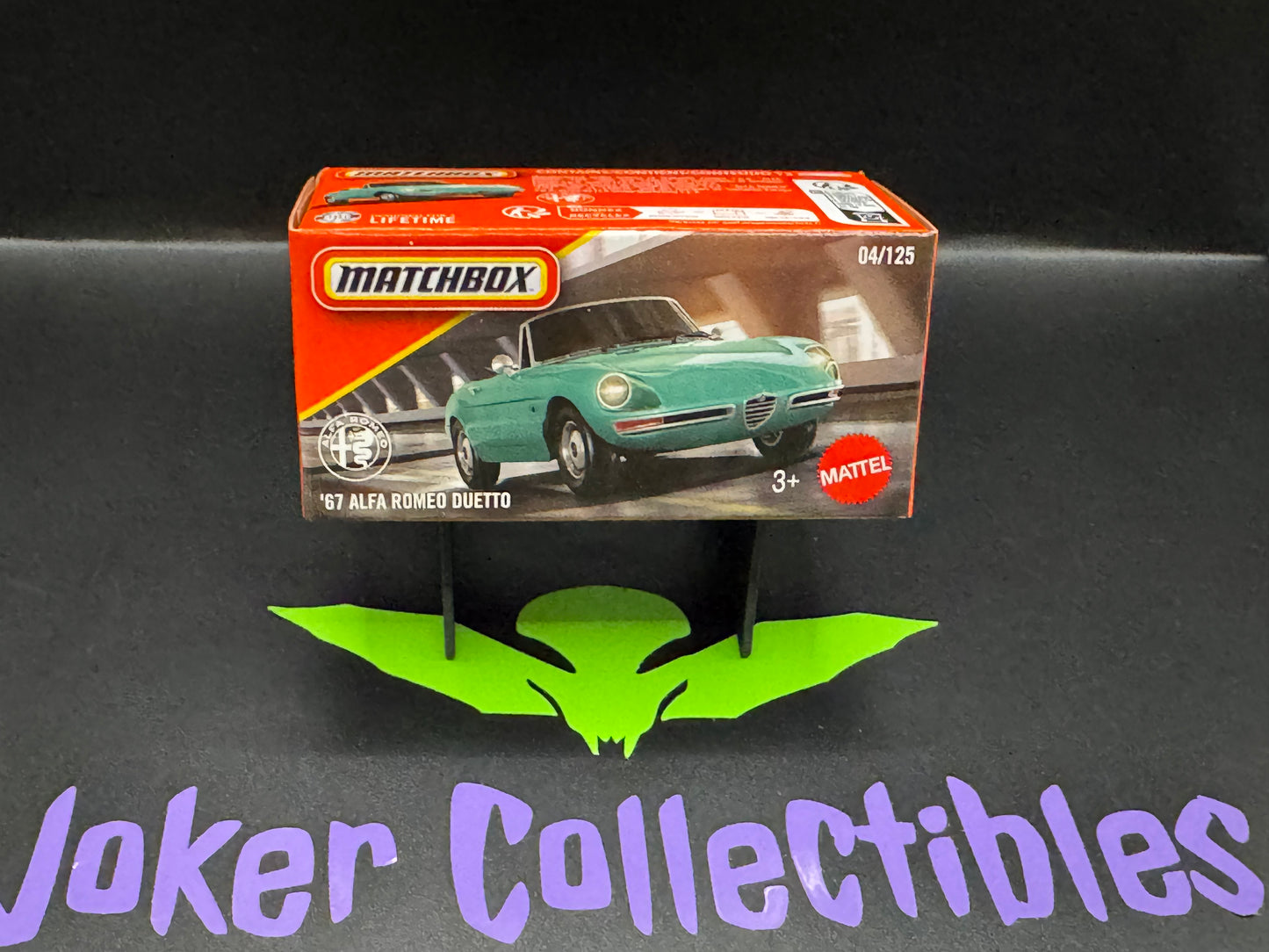 Matchbox Power Grabs 2026 Teal Green '67 Alfa Romeo Duetto 04/125