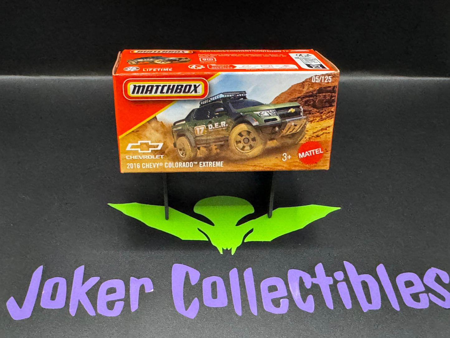 Matchbox Power Grabs 2026 Green 2016 Chevy Colorado Extreme 05/125